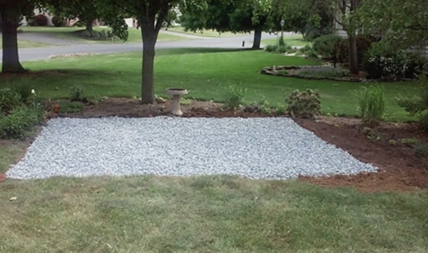 Gravel pad